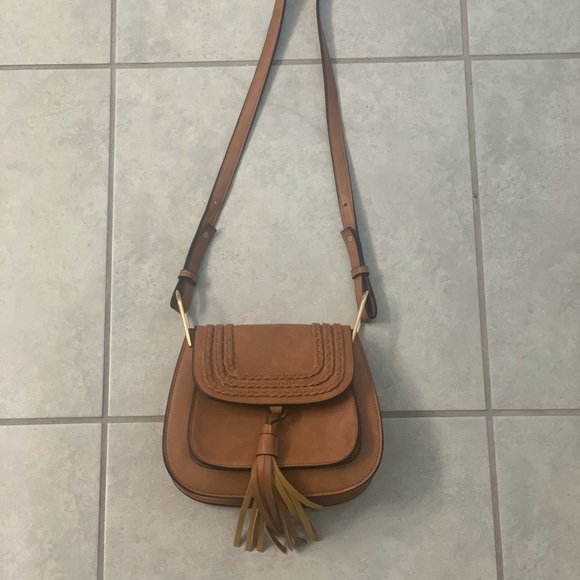 Brown Leather Crossbody - Picture 2 of 6